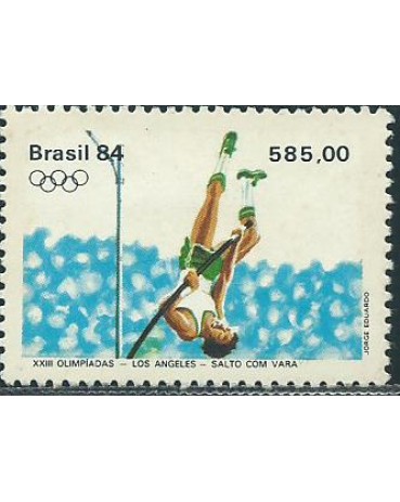 C1381 XXIII OLIMPÍADAS DE LOS ANGELES 1984 SALTO COM VARA NOVO 3573